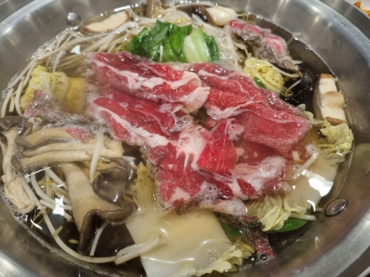  파주 샤브샤브 맛집 샤브렐라 회전 샤브샤브전문점 문산맛집
