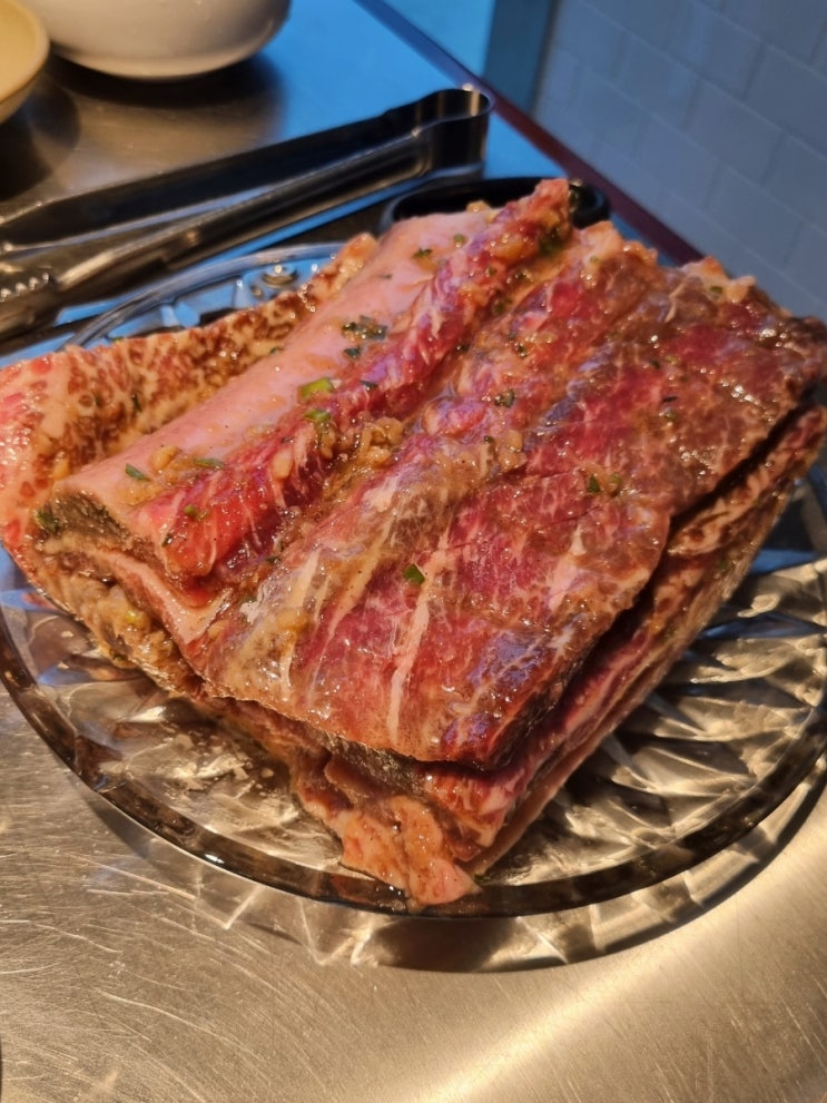  청기와타운 마곡점 야들야들 부드러웠던 수원왕갈비가 맛있는 마곡고기집