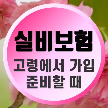  만만치 않은 부모님 실비보험 진행 과정을 알아봤다