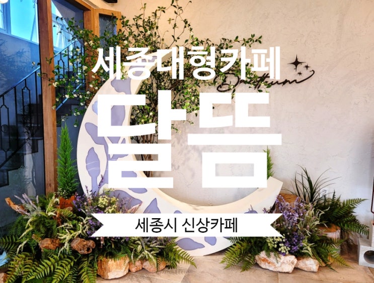 세종시신상카페 #달뜸10월1일 오픈한 세종시예쁜카페 추천해요~