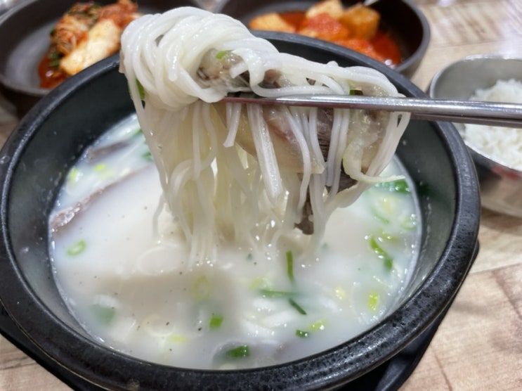 대전 둔산동 설렁탕 수레면옥 혼밥가능 내돈내산 후기