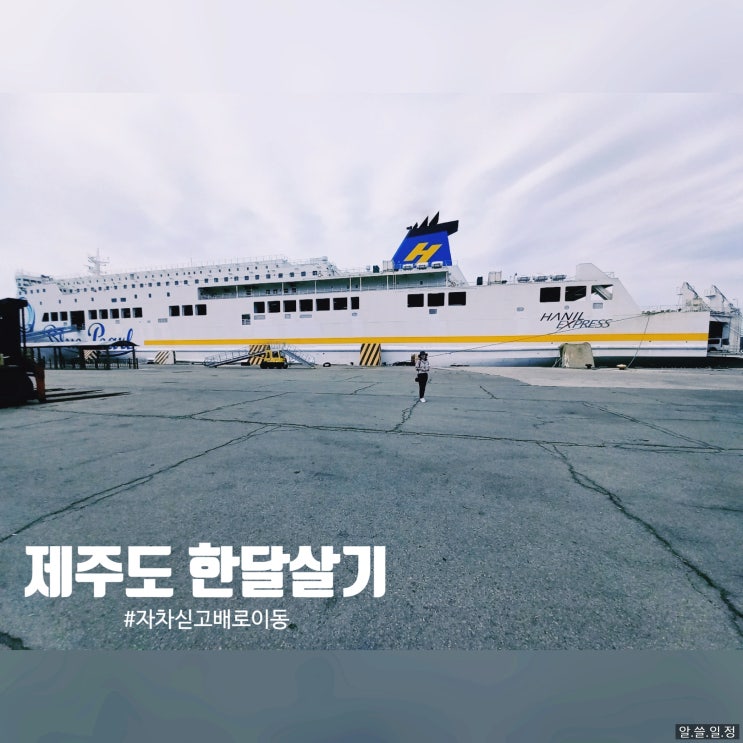  제주 한달살기 준비 꿀팁 - 차를 가지고 가기 위한 배편 예약 (소요시간 비교)