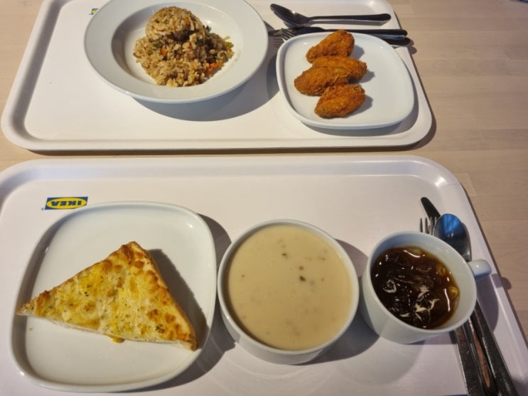  광명 이케아 조식 오픈런으로 크로크무슈&불고기 볶음밥