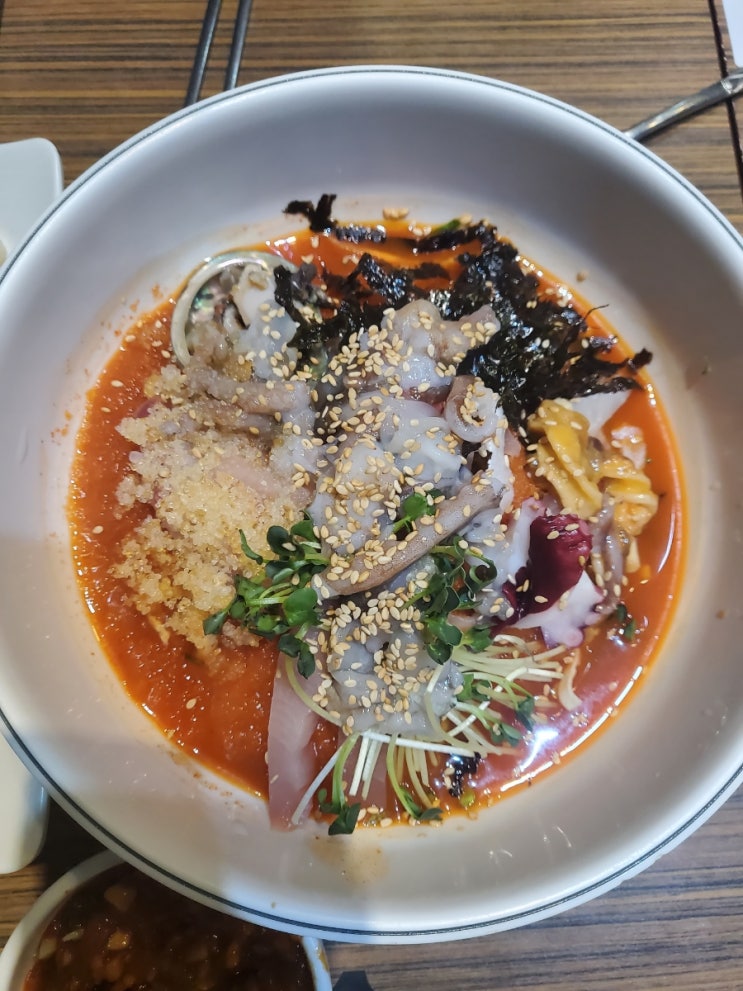  동백 물회 맛집 <회사랑> 리뷰