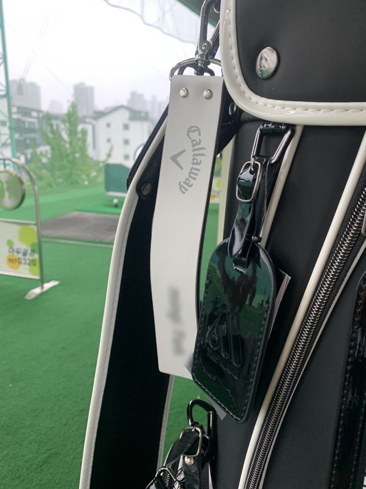골프네임택 "천연가죽 골프가방네임택" 골린이 선물💚