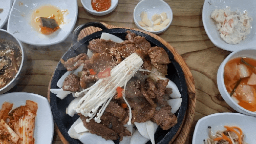  부여한식맛집추천 본가석갈비 돼지석갈비 푸짐해요