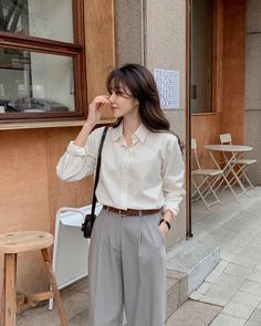  [데일리룩] 슬랙스/단정한/편한/꾸안꾸/심플한