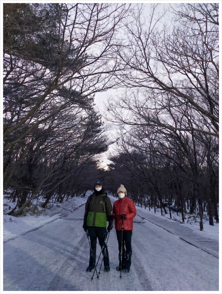 [제주도] 1월에 가 본 영실탐방로 후기 | 겨울산등반 ::22.02.04