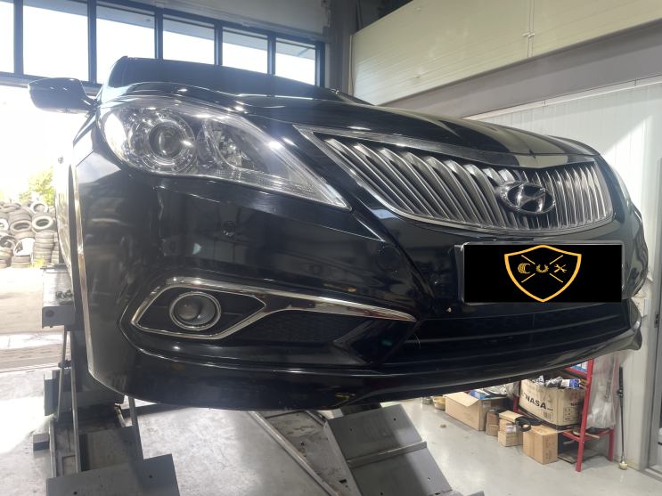  키큰이네 타이어) 그랜저 HG 중고 타이어 교환 225-55R17