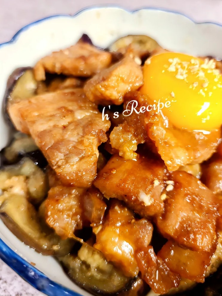 다담 된장찌개 양념으로 뚝딱! JMT 삼겹살 가지볶음 덮밥 레시피 다담 된장찌개 양념으로 뚝딱! JMT 삼겹살 가지볶음 덮밥 레시피