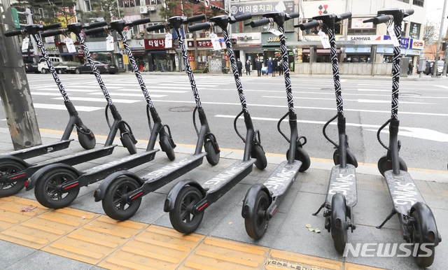  서울시민 공유킥보드 이용 경험 얼마나?…"타봤다" 36%