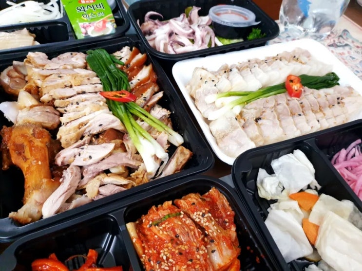  광주맛집 첨단백족발, 전라도식 파숙지 족발&보쌈 2가지세트 후기