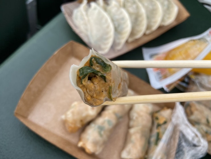  잠실새내 전통시장 파오파오 만두 깻잎닭강정 야구장 포장