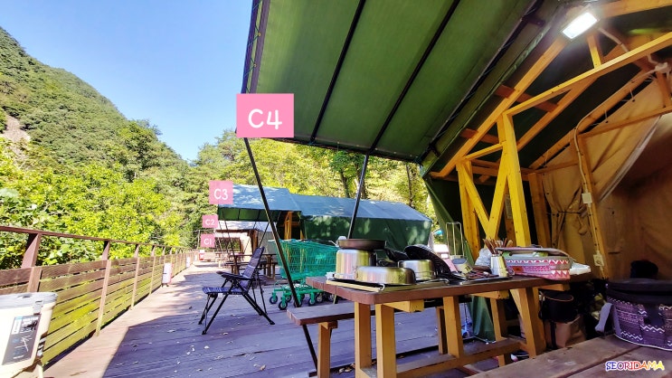  소백산 남천야영장 캠핑장 배치도. A, B, C 구역별 장단점 알아보기!