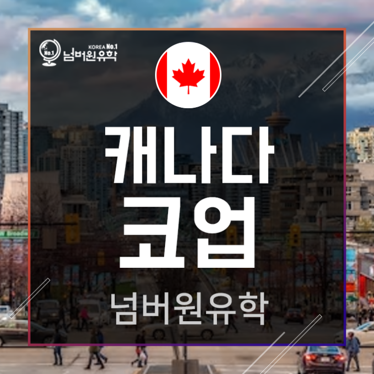  [캐나다코업과정]캐나다에서 공부도 하고 생활비도 벌 수 있은 1석2조 프로그램!   [청주유학원]