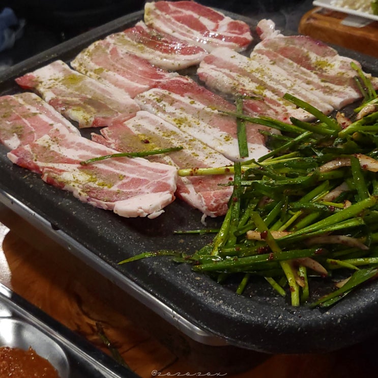  사당역 냉삼 맛집 : 부추 삼겹살, 냉삼 맛집 '북돈이 부추삼겹살'
