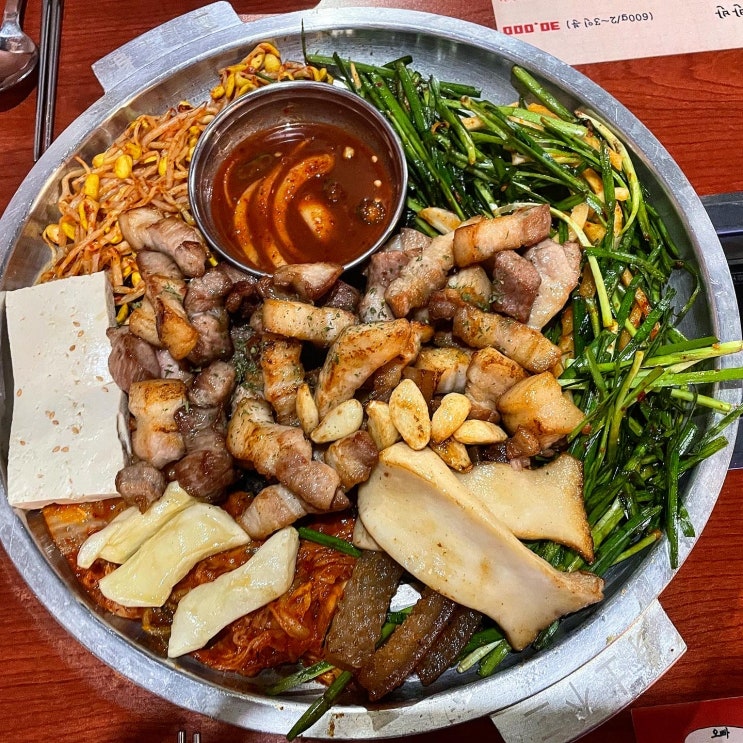  인천 부평 삼겹살 맛집 쌍판집 돌판구이전문점(feat.짜장면)