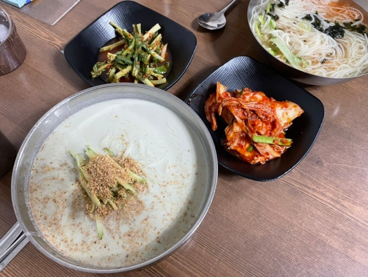 [공주] 청양분식 ) 산성시장 토렴식 국수 달인 맛집 주차방법