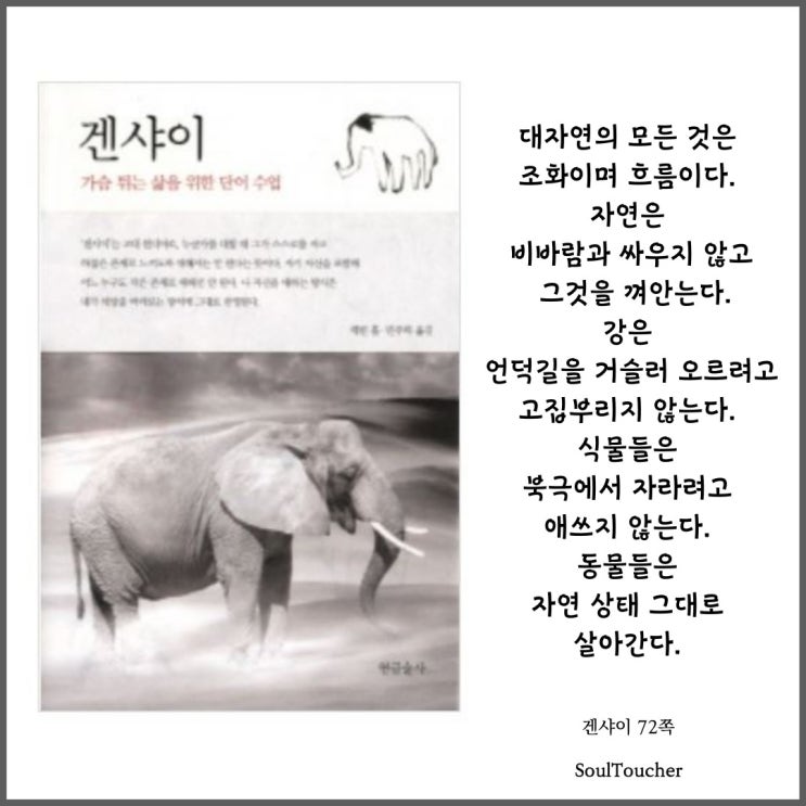 『겐샤이』:품어라