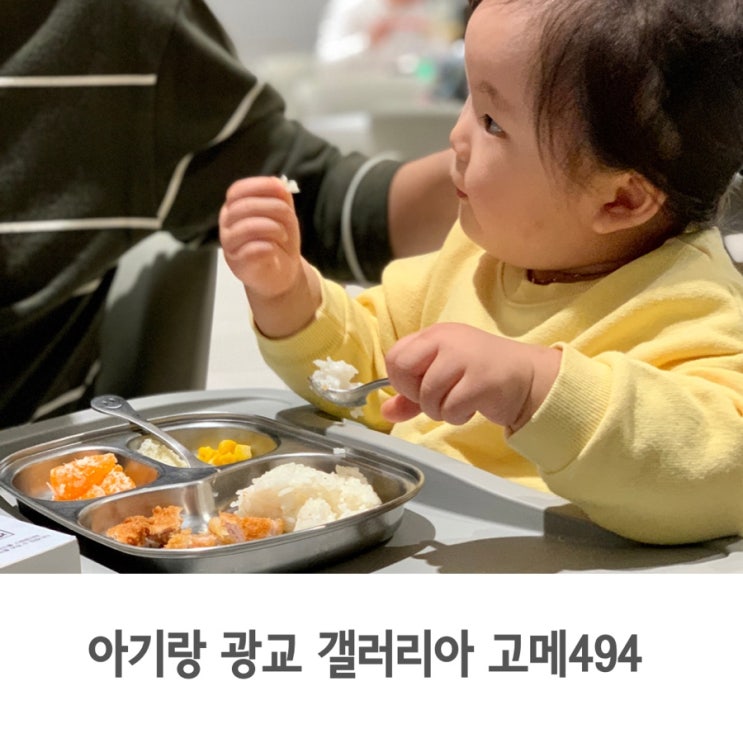  무염 유아식 아기랑 광교 갤러리아 백화점 외식편- 고메494 마스터키친