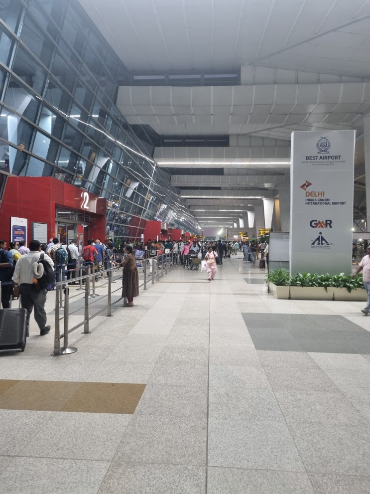 인도 인드라간디공항 국제터미널 걸프에어 탑승후기(반입금지)