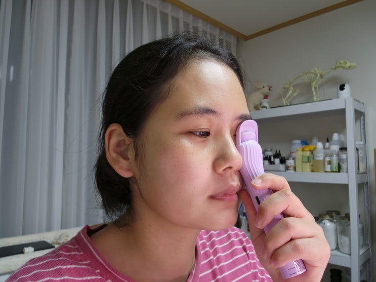  레이트 속눈썹고데기 쓰면 뷰러한 것처럼 예뻐져요