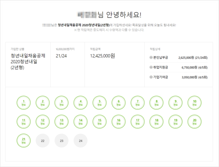  [21회차] 청년내일채움공제 :: 22.07.19