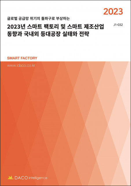  2023 스마트 팩토리 및 스마트 제조산업 동향과 국내외 등대공장 실태와 전략’ 보고서 - 데이코산업연구소