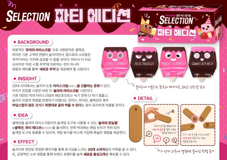  롯데제과 히든서포터즈 22기 사전미션 :: '셀렉션' 마케팅 전략