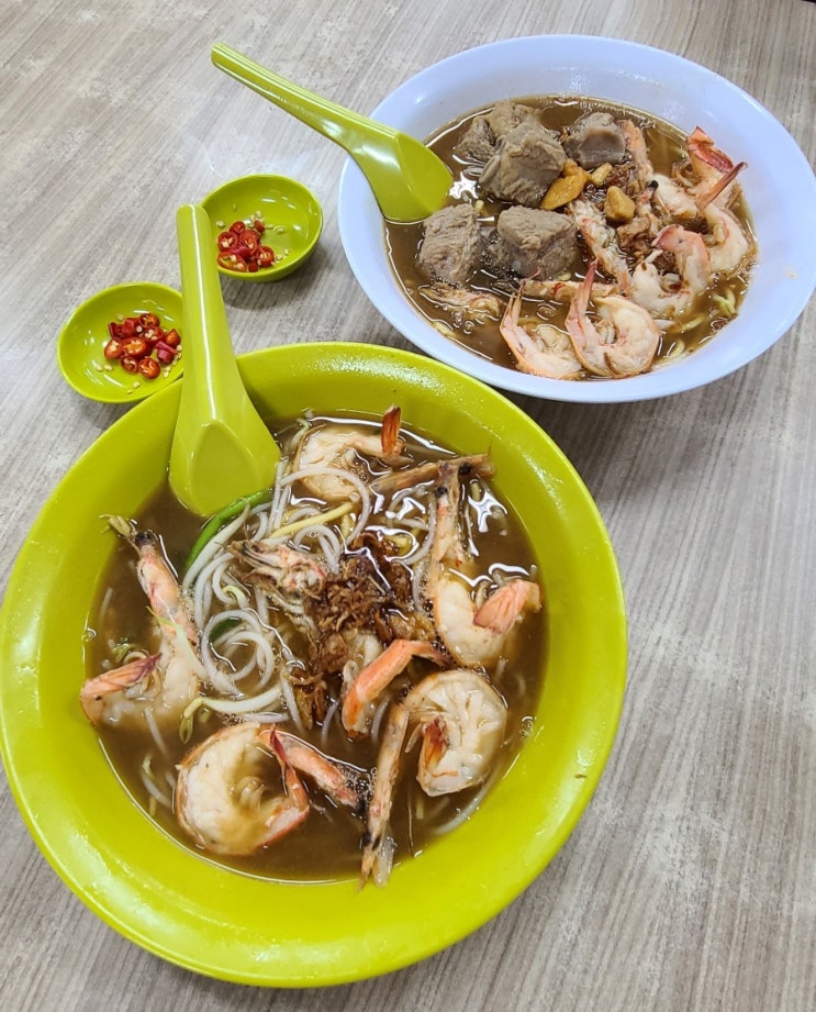  싱가포르맛집 새우국수 부기스 블랑코 코튼 프론미