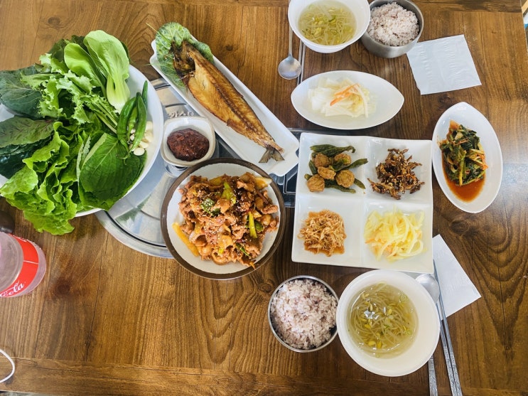 제주 함덕 맛집 함덕흑돼지불고기 푸짐한 한상차림 제주 함덕 맛집 함덕흑돼지불고기 푸짐한 한상차림