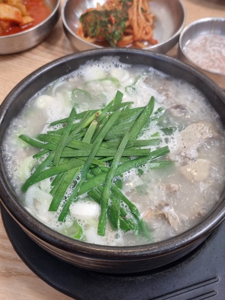 압구정 맛집 든든한 국밥 설백 가마 순대국