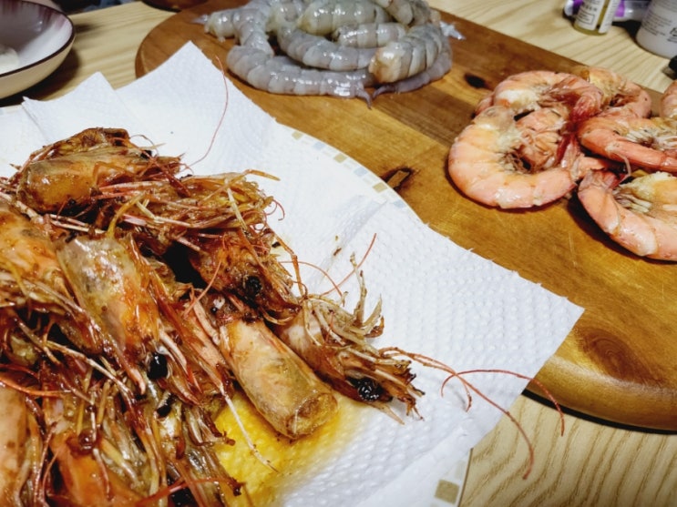 대하새우 3종 요리로 맛깔나는 한상 고바다수산