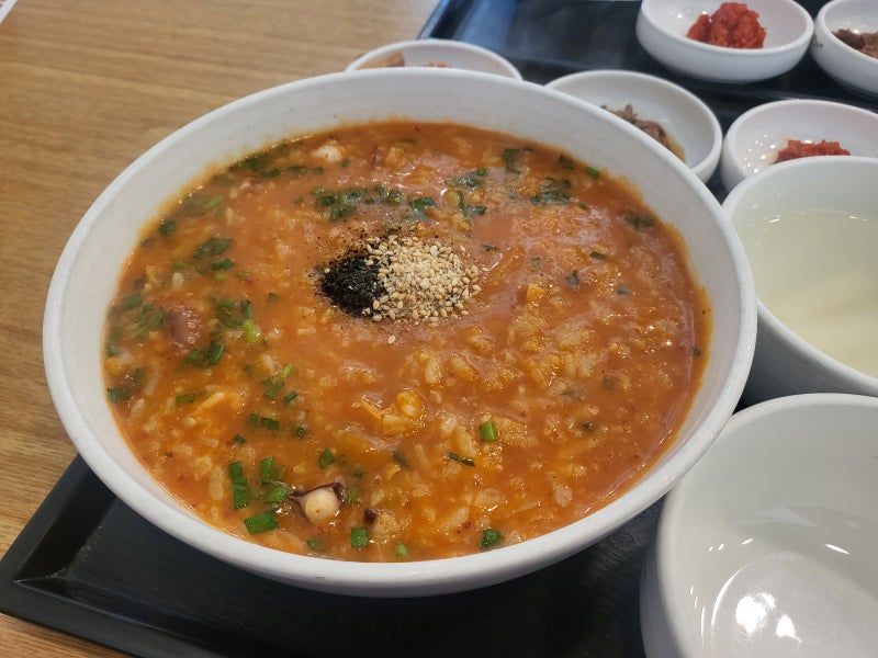 [군산수송동] 본죽비빔밥cafe 김치낙지죽,해물죽 내돈내산