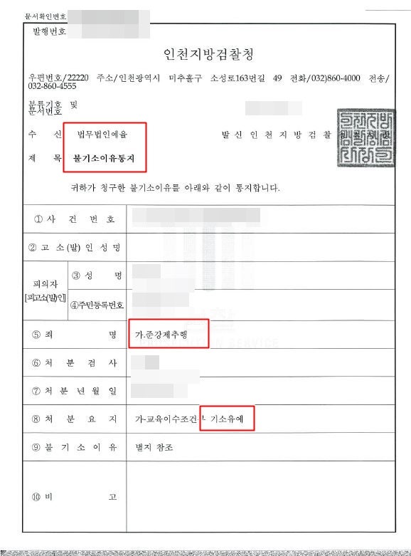 부천강제추행전문변호사 확실한 대응으로 기소유예 처분을