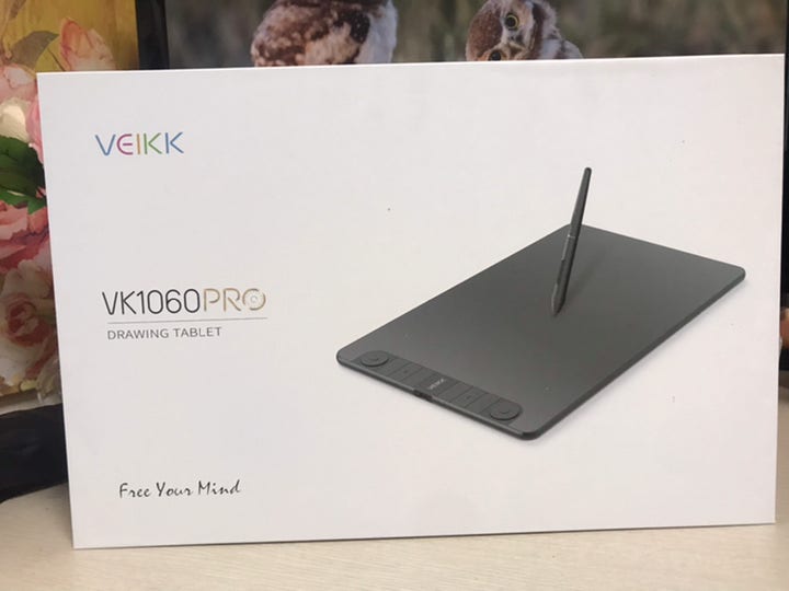  [2022년 10월] 베이크 드로잉 그래픽 타블렛 VK1060 PRO 역시!!!
