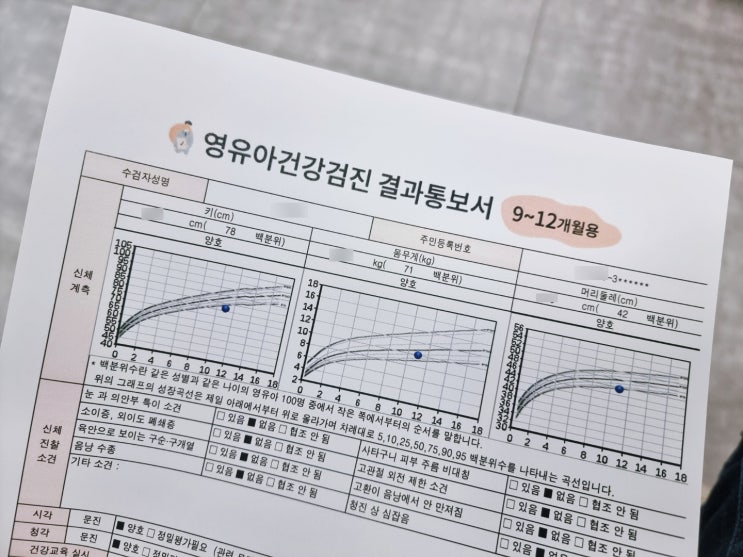 어린이집 제출용 영유아건강검진 결과서 집에서 출력하는 방법 (국민건강보험 영유아검진 결과통보서)