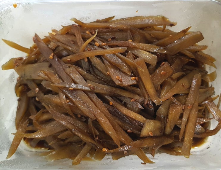  우엉 조림 만드는 법 쫀득하고 단짠단짠 밑반찬