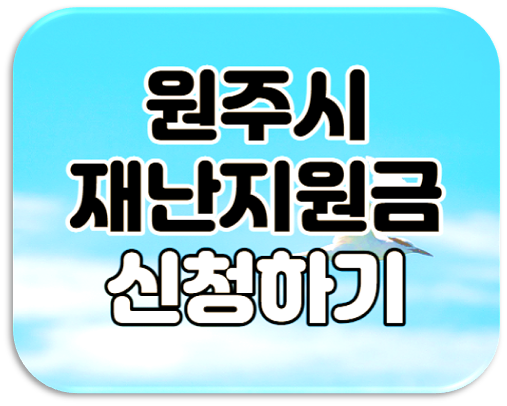 원주시 긴급재난지원금 10만원 신청 홈페이지 지원대상 사용처 원주시 긴급재난지원금 10만원 신청 홈페이지 지원대상 사용처