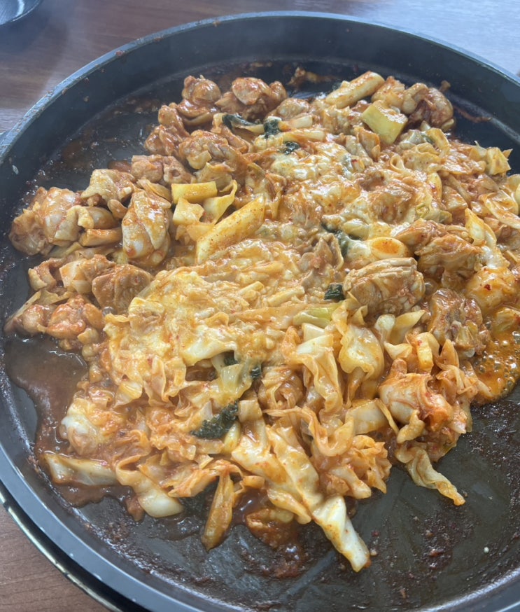 가평에 유일한 감자채전을 판매하는 남이섬맛집 은주닭갈비