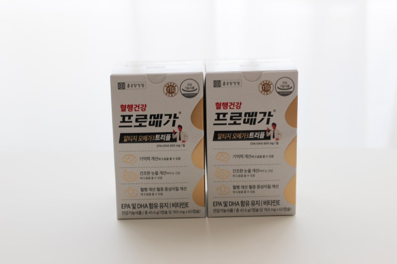 고함량 오메가3 종근당건강 프로메가 알티지 오메가3 트리플