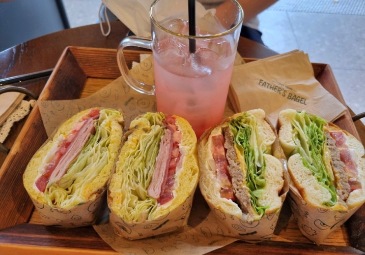  [목포카페] 베이글 샌드위치 맛집인 파더스베이글에서의 먹방
