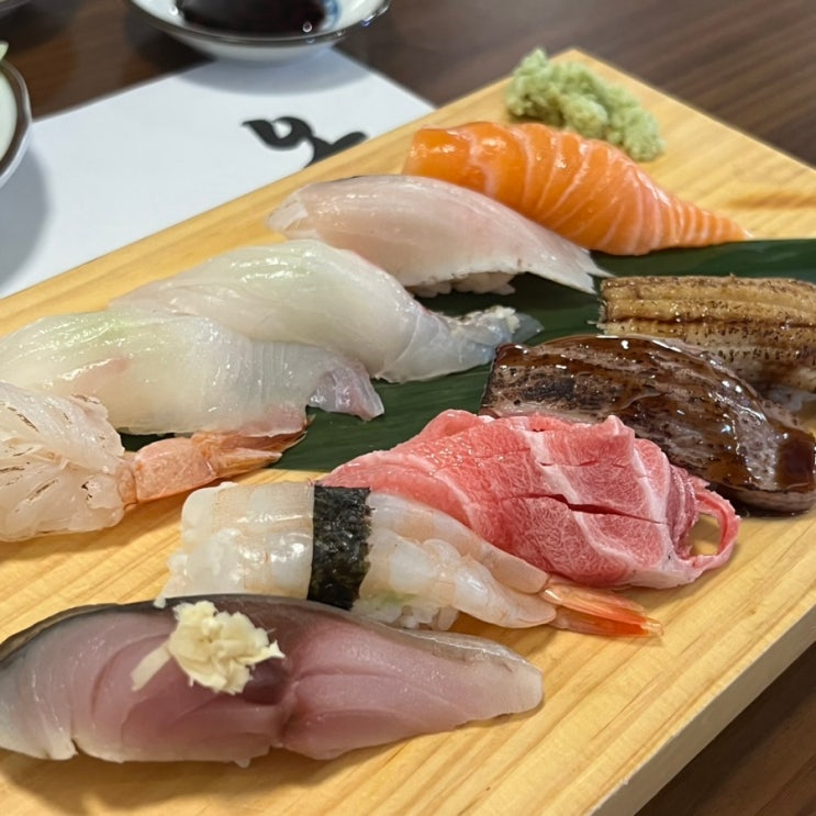  대구수성동초밥맛집 오얏리스시에서 모듬스시 먹어요