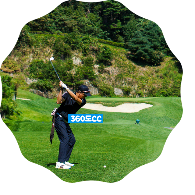 아마추어골프모임 360도cc 라운딩 - 역쉬 어려운 골프장 확실 합니다 (블루티 사용)