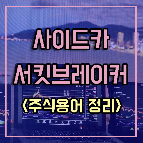 주식용어 사이드카, <b>서킷</b>브레이커 뜻은?