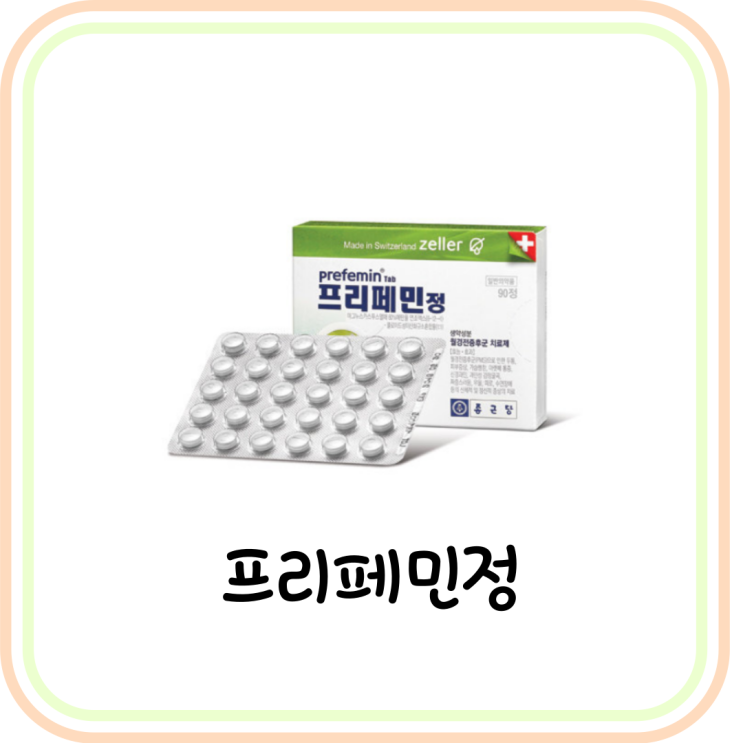  [월경전 증후군 약] 프리페민정 가격과 부작용 및 효과 (# PMS 증상)