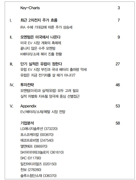 <2차 전지 산업> 모멘텀은 미국, 실적은 유럽 <2차 전지 산업> 모멘텀은 미국, 실적은 유럽