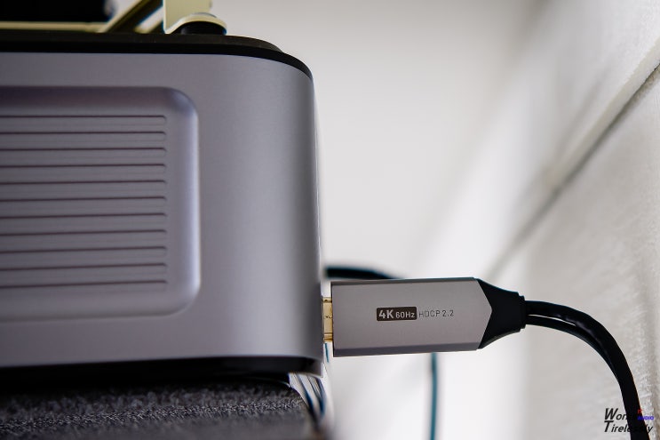  HDMI 2.0 C타입 TV 노트북 스마트폰 미러링 케이블, 편리한 PD충전도