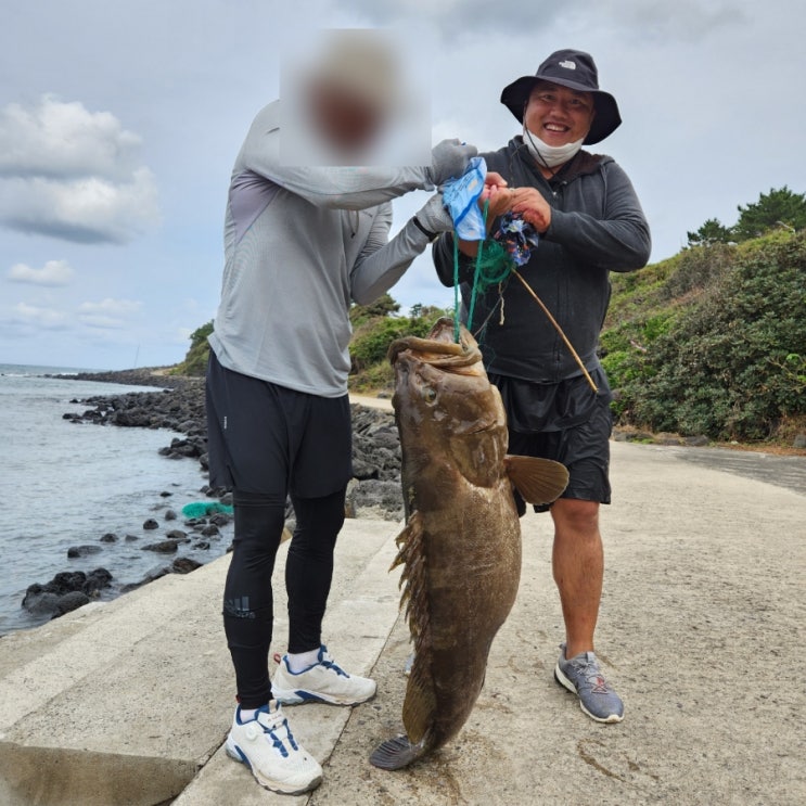  제주도 애월읍 신엄리방파제 고내리포구 용왕님 아들 다금바리 잡은날