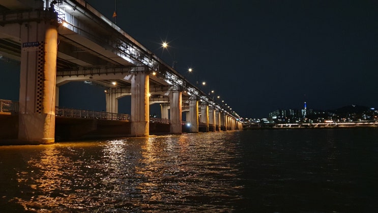  반포대교 달빛 무지개 분수의 배신(분수가 안나오거나 가동 중지 조건), 한강사업본부 홈페이지에서 미리 확인하세요